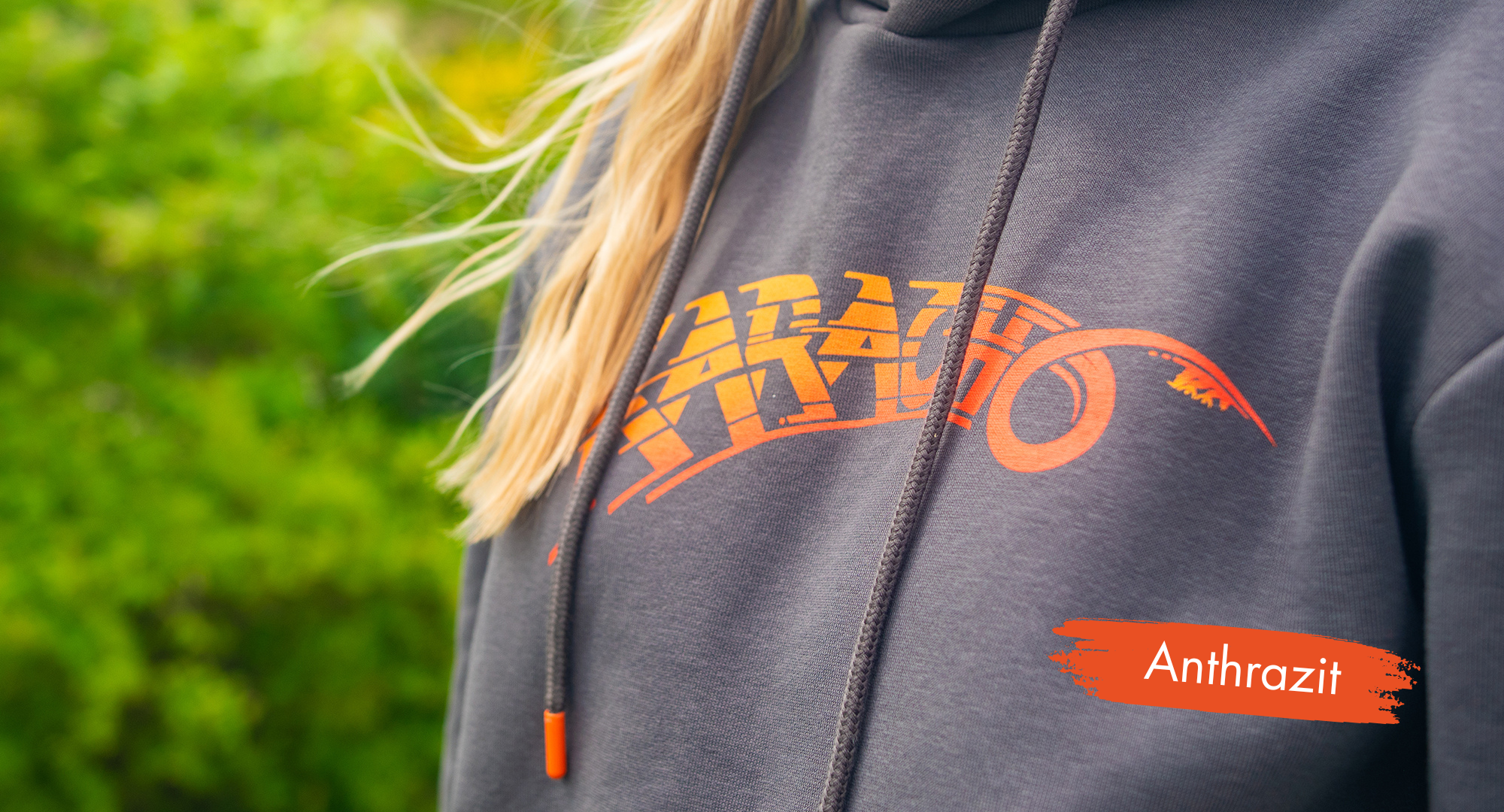 Nahaufnahme Karacho Hoodie