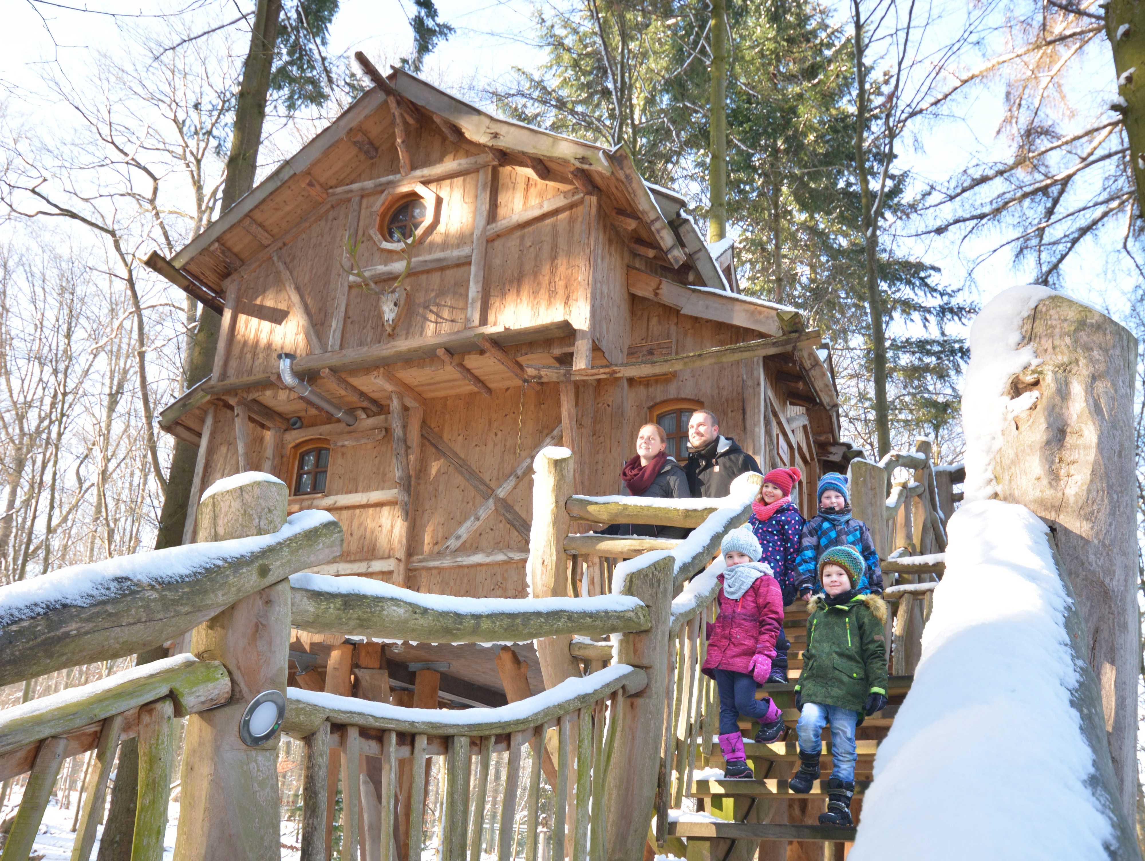 Natur-Resort Ahornwipfel im Schnee