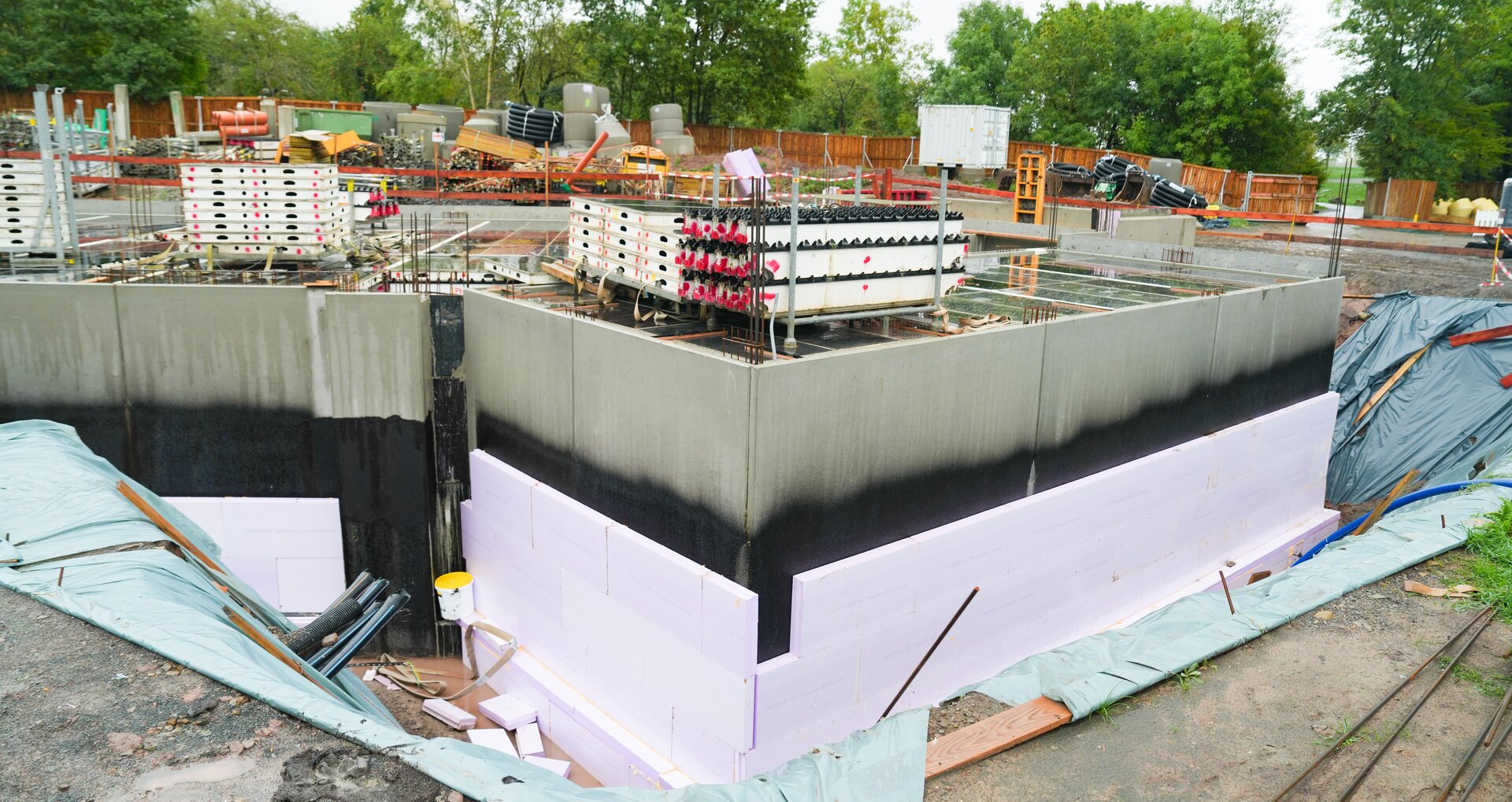 Baustelle vor dem Wildparadies