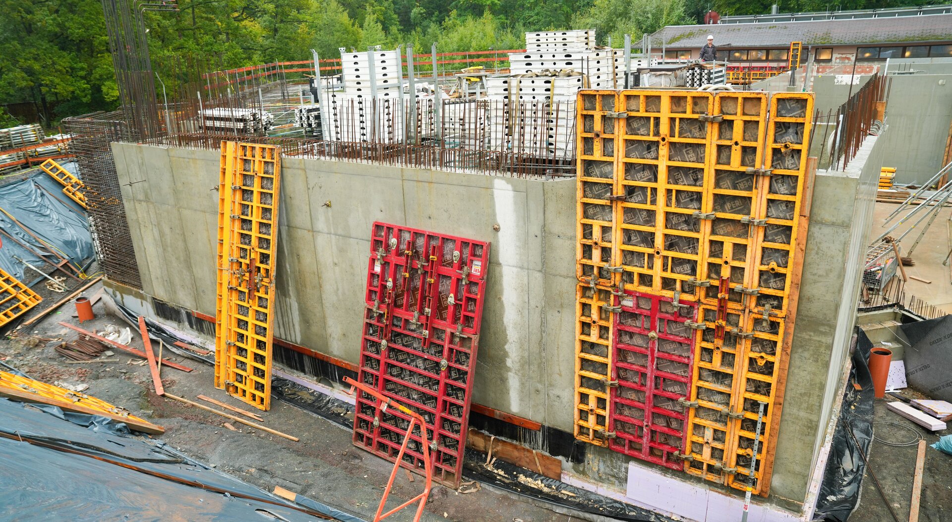 Baustelle vor dem Wildparadies