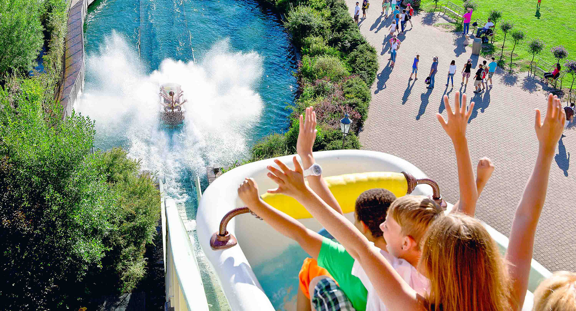 Badewannenfahrt zum Jungbrunnen Abfahrt