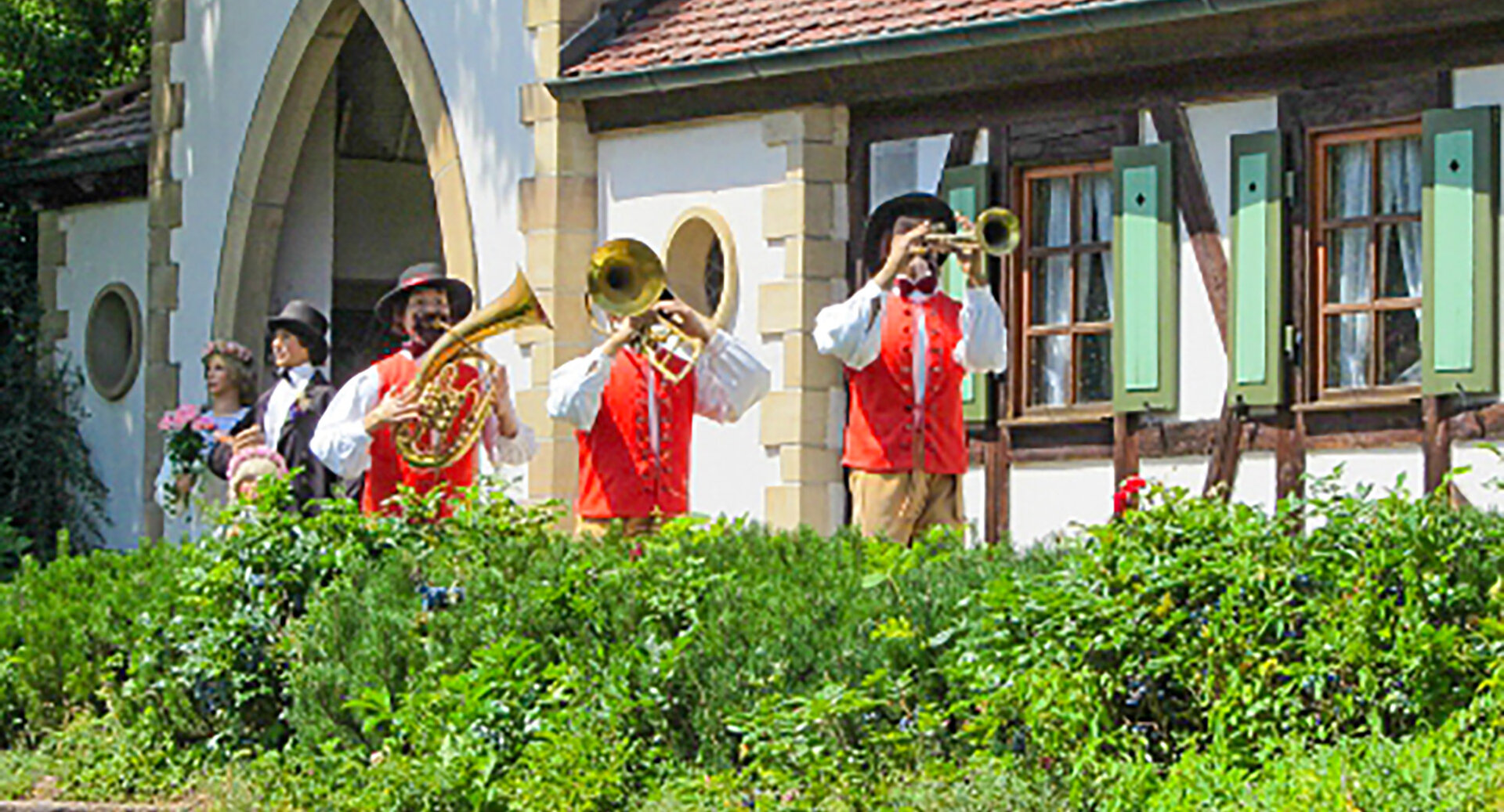 traditioneller Hochzeitszug 1800